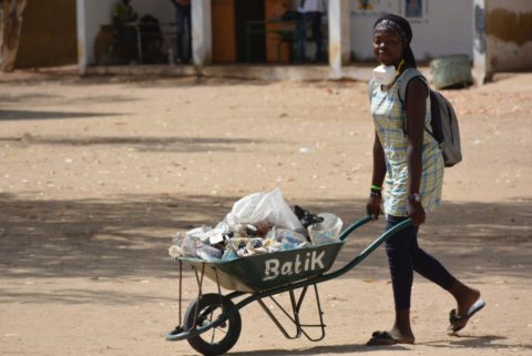 plastic waste collection